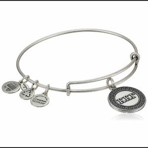 Kappa kappa gamma Alex and ani silver bracelet